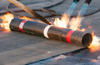 Raw flat roof sealing